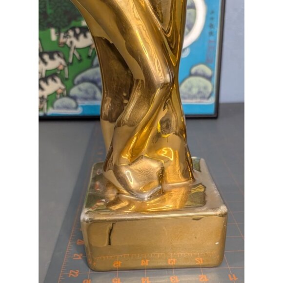 Jaru Lovers Embrace Sculpture MCM Cubist Gold plated - Picture 8 of 16